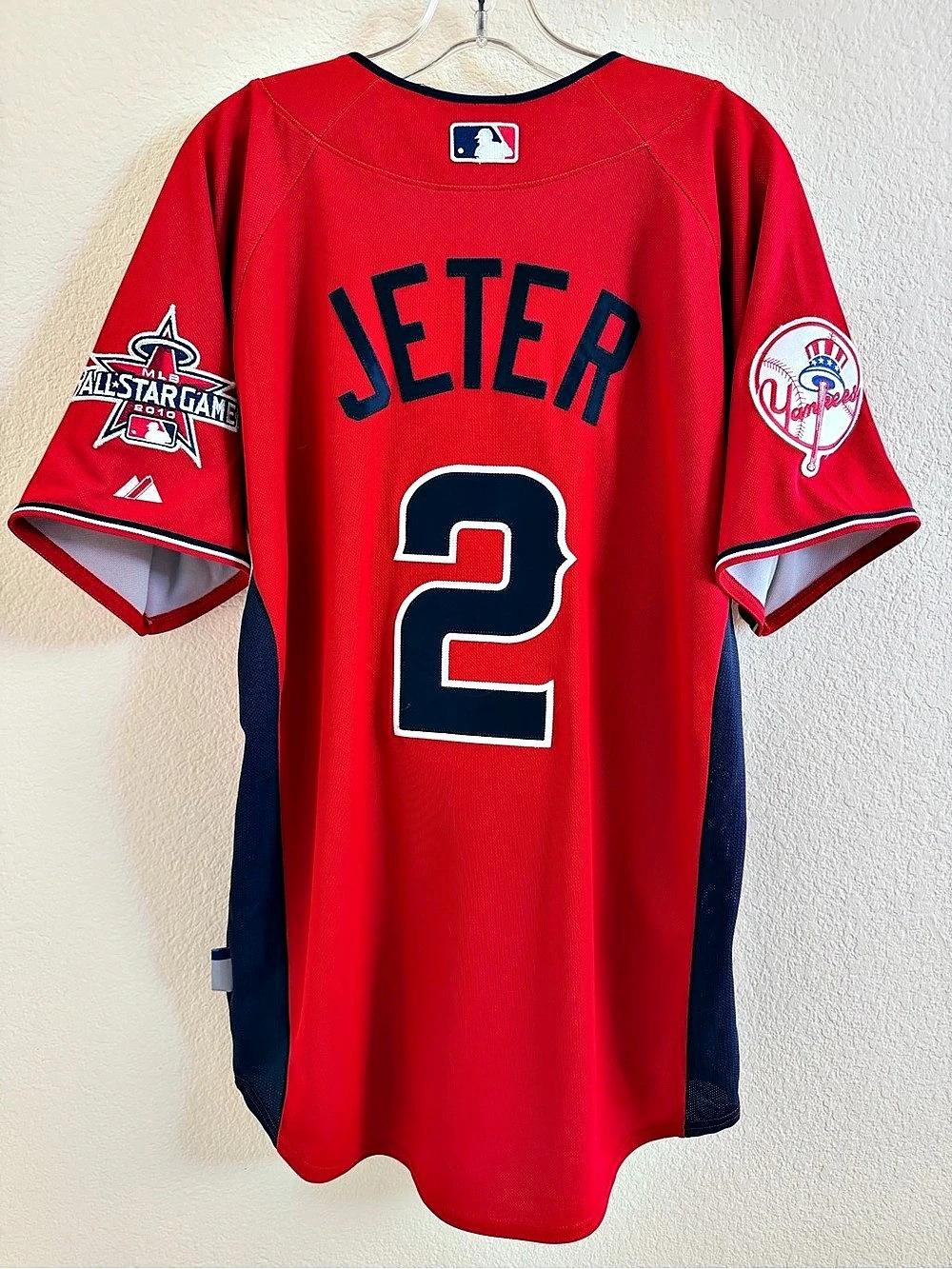 ⚾️ Majestic Derek Jeter New York Yankees 2010 MLB All-Star Game Jersey (Size M)